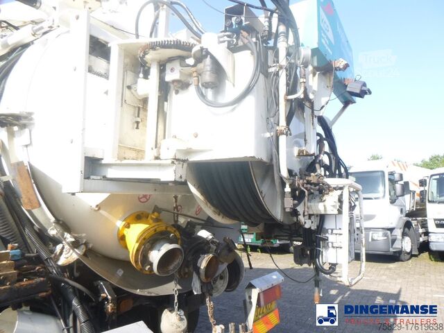 Veículo de aspiração Foden S108R 8x4 RHD Huwer vacuum tank 15.5 m3