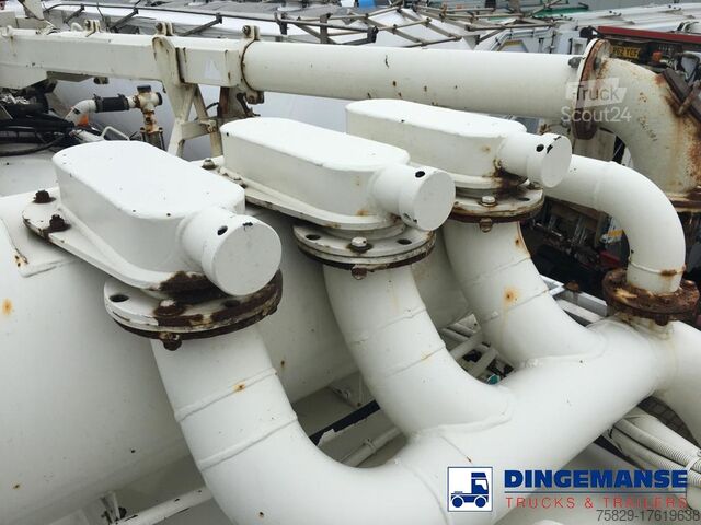 Veículo de aspiração Foden S108R 8x4 RHD Huwer vacuum tank 15.5 m3