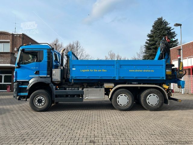 Kroklastebil MAN 26.510 Wechselsystem Abroller+PK19001+Container