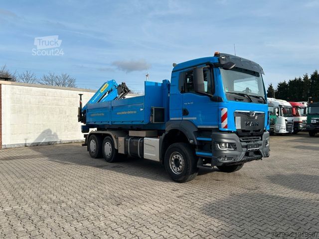 Kroklastebil MAN 26.510 Wechselsystem Abroller+PK19001+Container