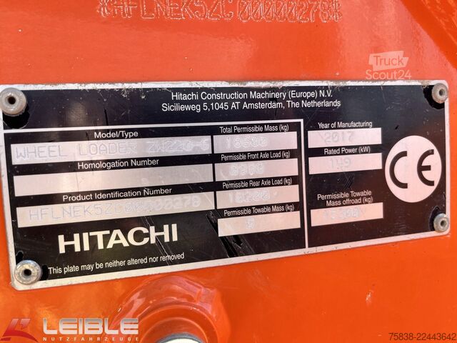 Kolový nakladač HITACHI ZW220-6*Klima*hydr. Schnellwechsler*11.000h*