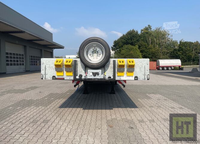 Semitrailer med lÄg lastkapacitet Faymonville MAX Trailer 4-Achs-Mega-Tele-Semi-niedri