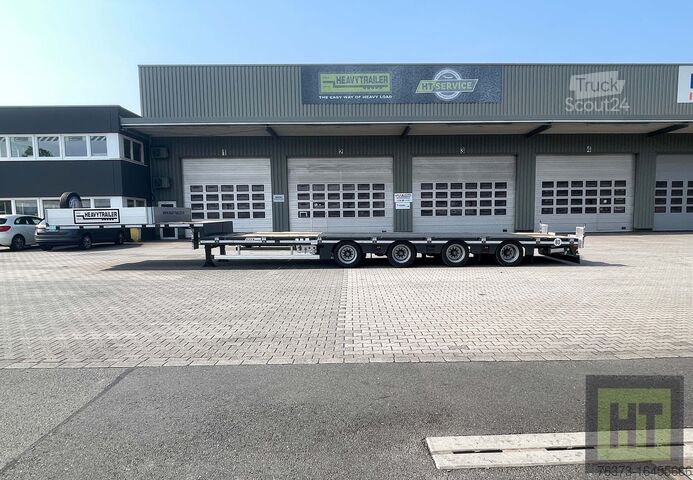 Semitrailer med lÄg lastkapacitet Faymonville MAX Trailer 4-Achs-Mega-Tele-Semi-niedri