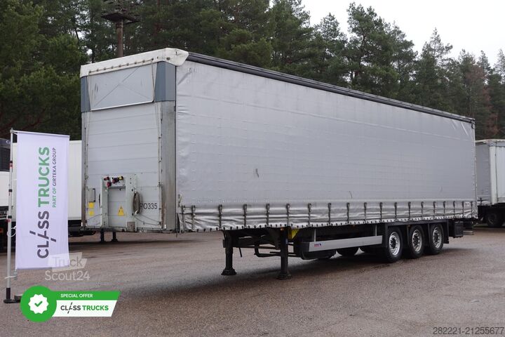 مقطورة نصفية مفتوحة مع قماش مشمع SCHMITZ CARGOBULL SCS24/L Varios