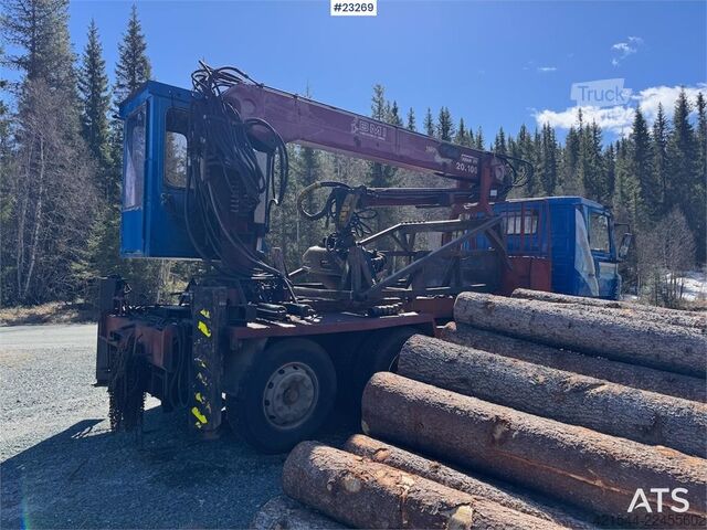 Автокран Scania R112 Truck with Crane and Saw