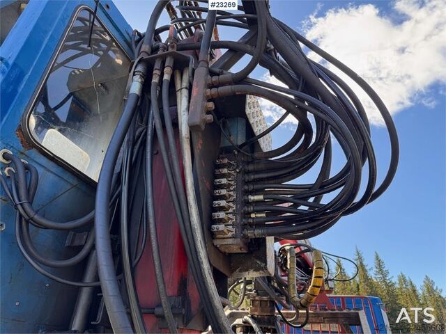 Ciężarówka z dźwigiem Scania R112 Truck with Crane and Saw
