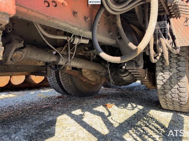Autogru Scania R112 Truck with Crane and Saw