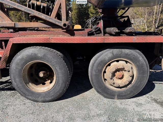 Autogru Scania R112 Truck with Crane and Saw