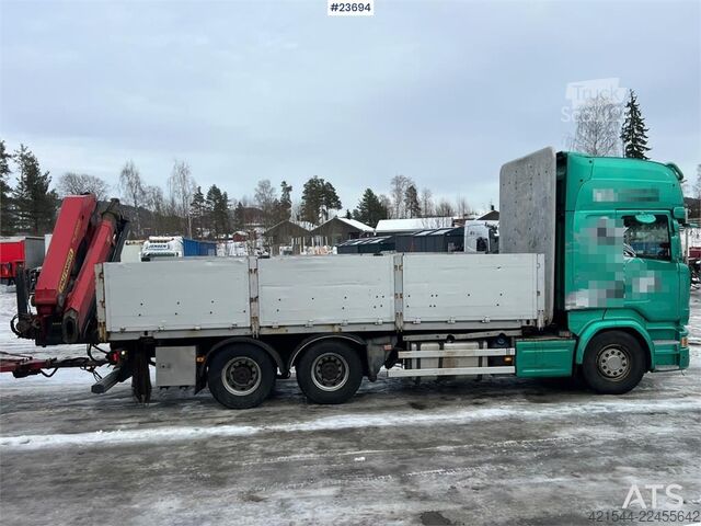 Nosturiauto Scania R730 6x4 Combination Truck - Palfinger 20 tm Crane