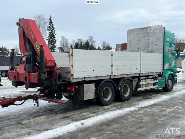 Nosturiauto Scania R730 6x4 Combination Truck - Palfinger 20 tm Crane