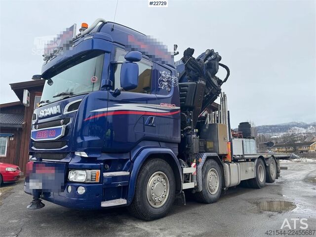 Автокран Scania R580 8x2 crane truck – 80 t/m Fassi crane with jib
