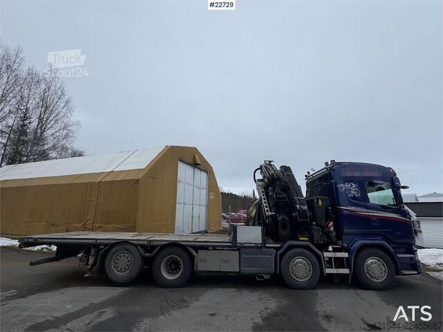Автокран Scania R580 8x2 crane truck – 80 t/m Fassi crane with jib