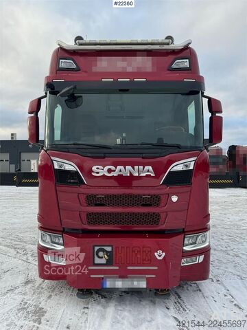 Vinç kamyonu Scania R580 8x2 crane truck with 85 t/m Hiab crane – jib