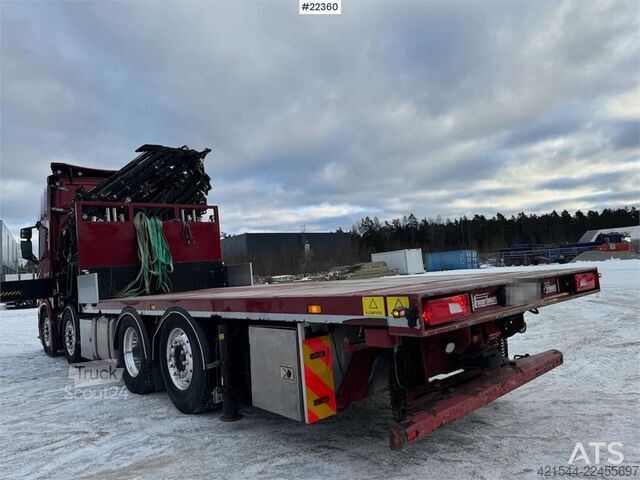 Vinç kamyonu Scania R580 8x2 crane truck with 85 t/m Hiab crane – jib