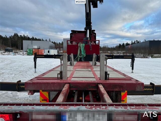 Vinç kamyonu Scania R580 8x2 crane truck with 85 t/m Hiab crane – jib