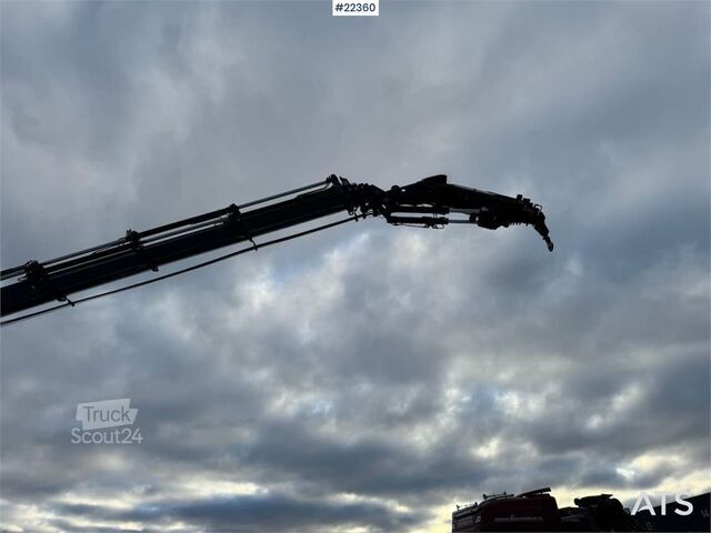 Camion-grue Scania R580 8x2 crane truck with 85 t/m Hiab crane – jib