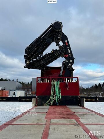 Camion-grue Scania R580 8x2 crane truck with 85 t/m Hiab crane – jib