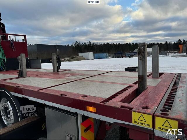 Camion-grue Scania R580 8x2 crane truck with 85 t/m Hiab crane – jib