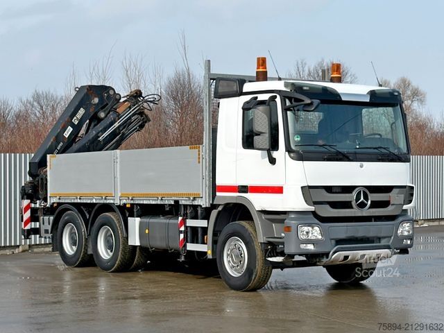 Żuraw samochodowy MERCEDES-BENZ ACTROS 2641 * HIAB 322 EP-3 HIPRO+FUNK / 6x4