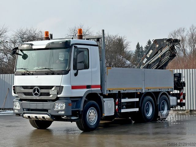Żuraw samochodowy MERCEDES-BENZ ACTROS 2641 * HIAB 322 EP-3 HIPRO+FUNK / 6x4