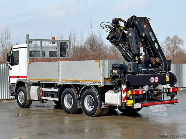 Żuraw samochodowy MERCEDES-BENZ ACTROS 2641 * HIAB 322 EP-3 HIPRO+FUNK / 6x4