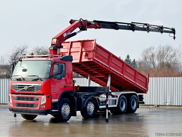Żuraw samochodowy VOLVO FM 420 Kipper 6,40m *HMF 2020 K5/FUNK *8x4