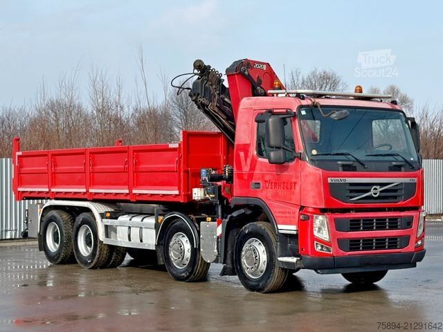 Żuraw samochodowy VOLVO FM 420 Kipper 6,40m *HMF 2020 K5/FUNK *8x4