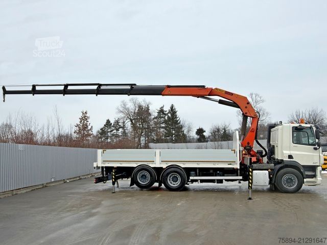 Żuraw samochodowy DAF CF 440 Pritsche 6,30 m + KRAN / FUNK * 6x2