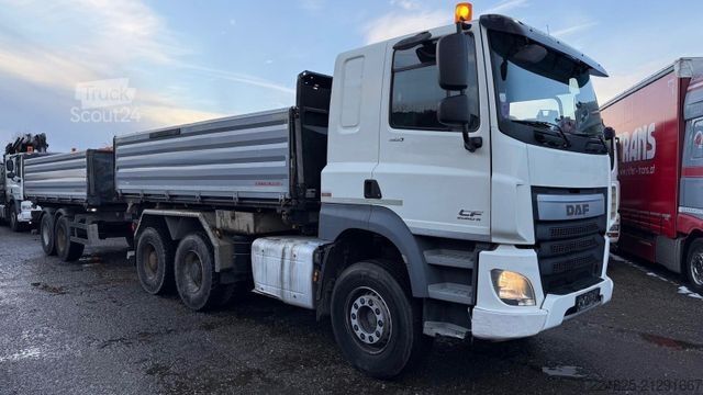 Tovornjak prekucnik DAF CF 460 KIPPER+KIPPANHÄNGER SCHWARZMÜLLER*2015*