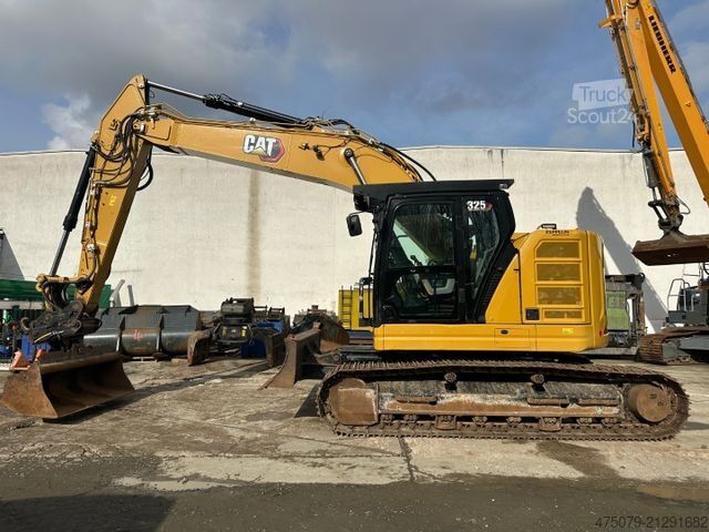 Excavadora de cadenas CATERPILLAR 325 07E / Planierschild / OilQuick