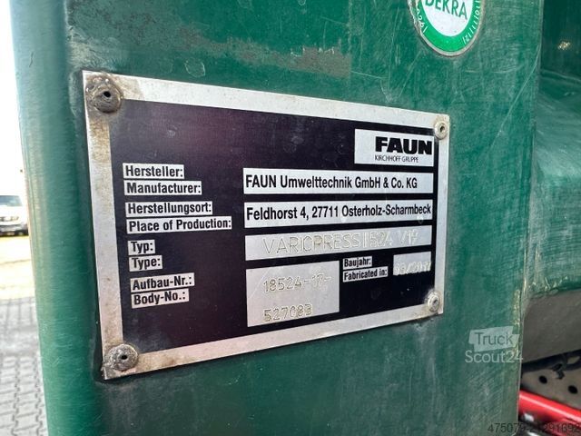 Camión de la basura MERCEDES-BENZ Actros 2533 / Faun Variopress 524 / 5 xAuf Lager