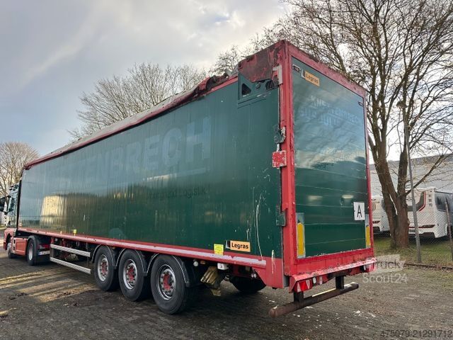 Semi-remorque à plancher roulant LEGRAS SR3M / Hydraulik Hecktür