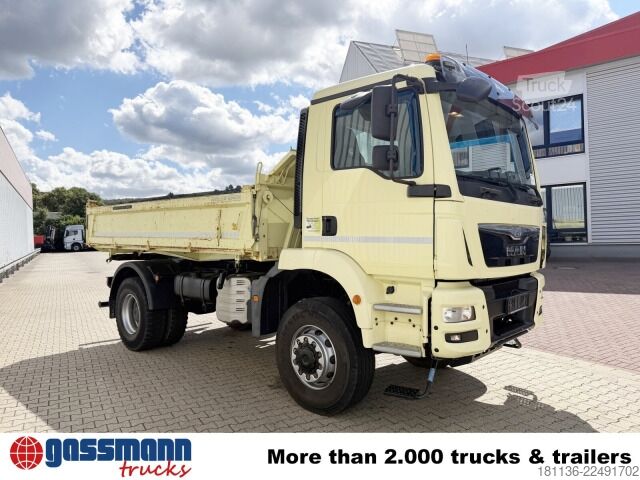 Billenő teherautó MAN TGM 18.340 4x4 BB AHK-Öl