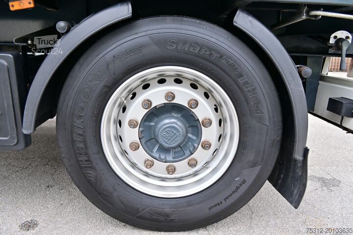 Open aanhangwagen met zeil Schwarzmüller PA 2/E  Schiebeplane Durchlader Reifen 70%