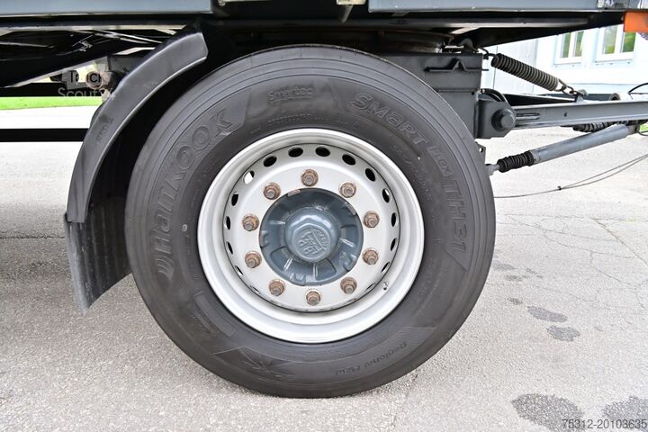 Open aanhangwagen met zeil Schwarzmüller PA 2/E  Schiebeplane Durchlader Reifen 70%