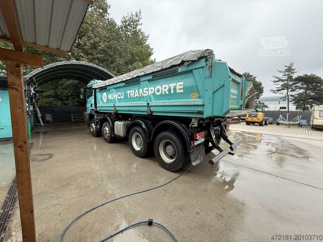 Φορτηγό ανατρεπόμενο MAN TGS 8x6 BL CH Kipper Kameras Verdeck ALU