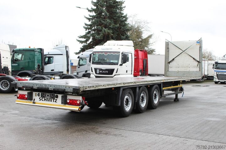 Open oplegger SCHMITZ Liftachse   Rungentaschen   Zurrösen   3 Stück!