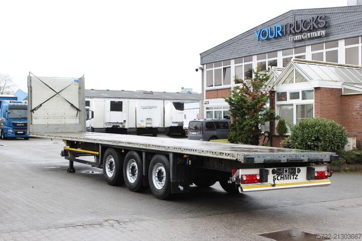 Open oplegger SCHMITZ Liftachse   Rungentaschen   Zurrösen   3 Stück!