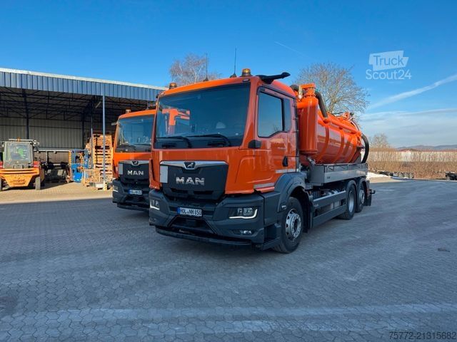 Camion-citerne à vide MAN TGS 26.440 6x2-4 BL CH - FFG elephant vacu