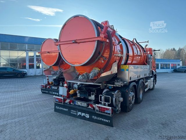 Camion-citerne à vide MAN TGS 26.440 6x2-4 BL CH - FFG elephant vacu