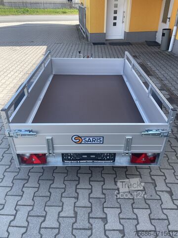 žemagrindė platforma priekaba Saris Tieflader Alu Einachser MP 205 133 1350