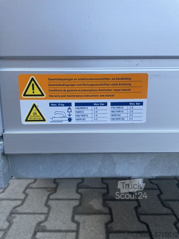 žemagrindė platforma priekaba Saris Tieflader Alu Einachser MP 205 133 1350