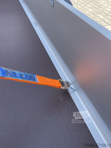 žemagrindė platforma priekaba Saris Tieflader Alu Einachser MP 205 133 1350