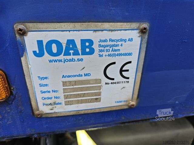 Camião de lixo SCANIA P280 DB 4X2 MLB JOAB Anaconda MD 13.3 cu