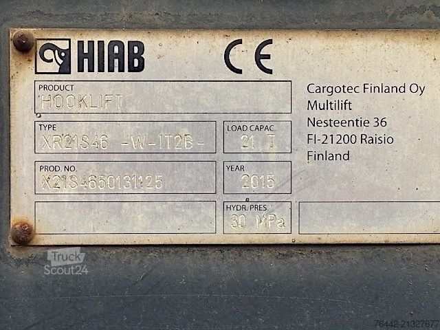 Camion benne à bras amovible MERCEDES-BENZ AROCS 2636L-6X4-3M60 RADSTAND-KFZ BRIEF-253TKM!!