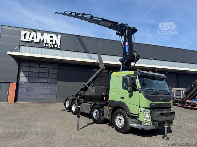 Автокран Volvo FM 420 FM 420 8x4 HMF 5020 K8 + Joab Haakarm co...