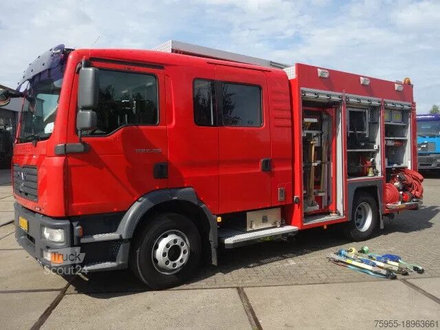 Brandweerwagen MAN TGM 15.290 15-280 BOMBEROS FIRE TRUCK, 3000 LIT...