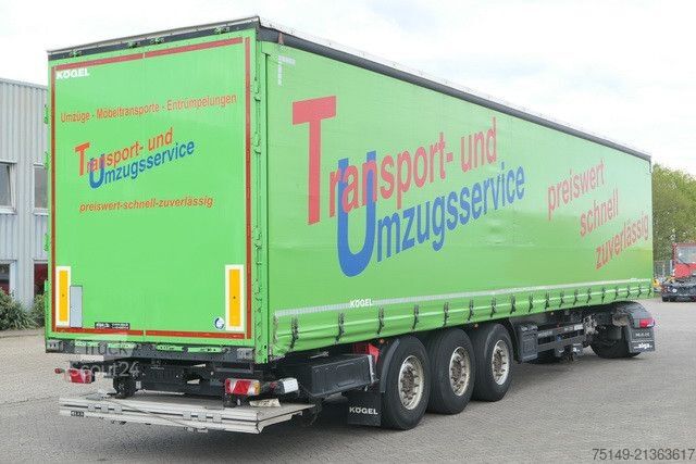 Open semitrailer with tarp KÖGEL S24-1, Edscha, LBW, Luft-Lift, Schiebeplane, TOP