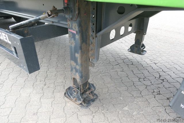 Open semitrailer with tarp KÖGEL S24-1, Edscha, LBW, Luft-Lift, Schiebeplane, TOP