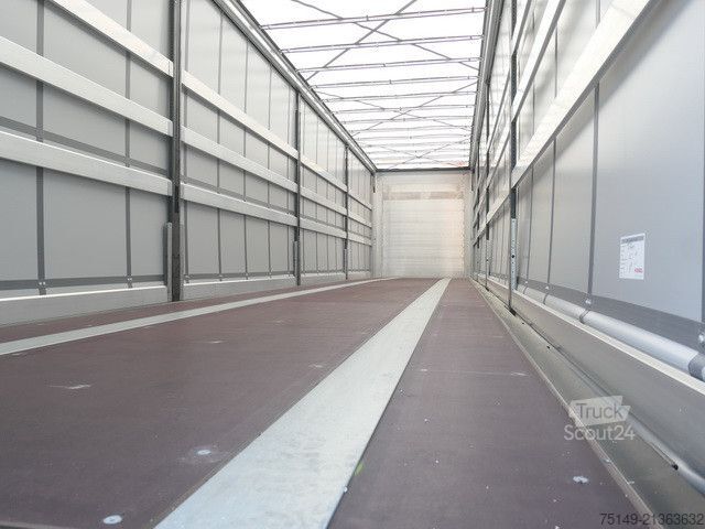 Открытый полуприцеп с тентом KÖGEL SN 24, Edscha, Luft-Lift,  Palettenkasten, BPW